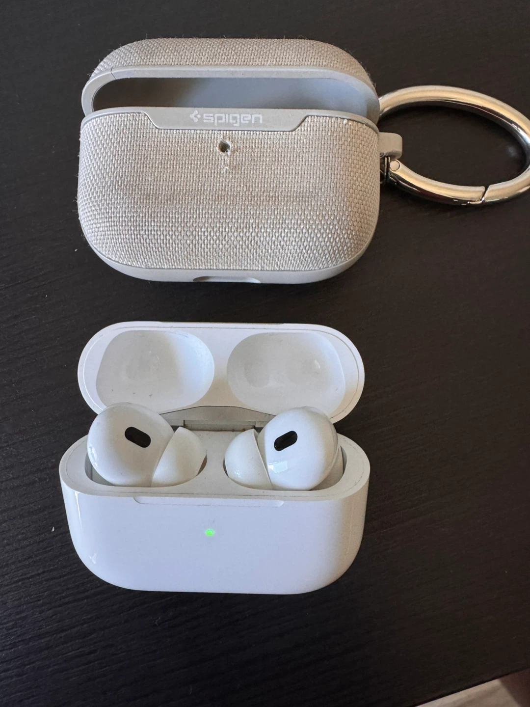 Apple AirPods Pro 2nd gen with Spigen Fabric Case