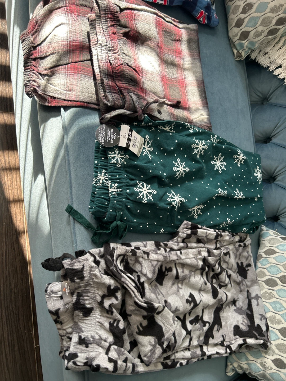 Lot of 5 Mens Flannel and Fleece Pyjama Pants - photo 2