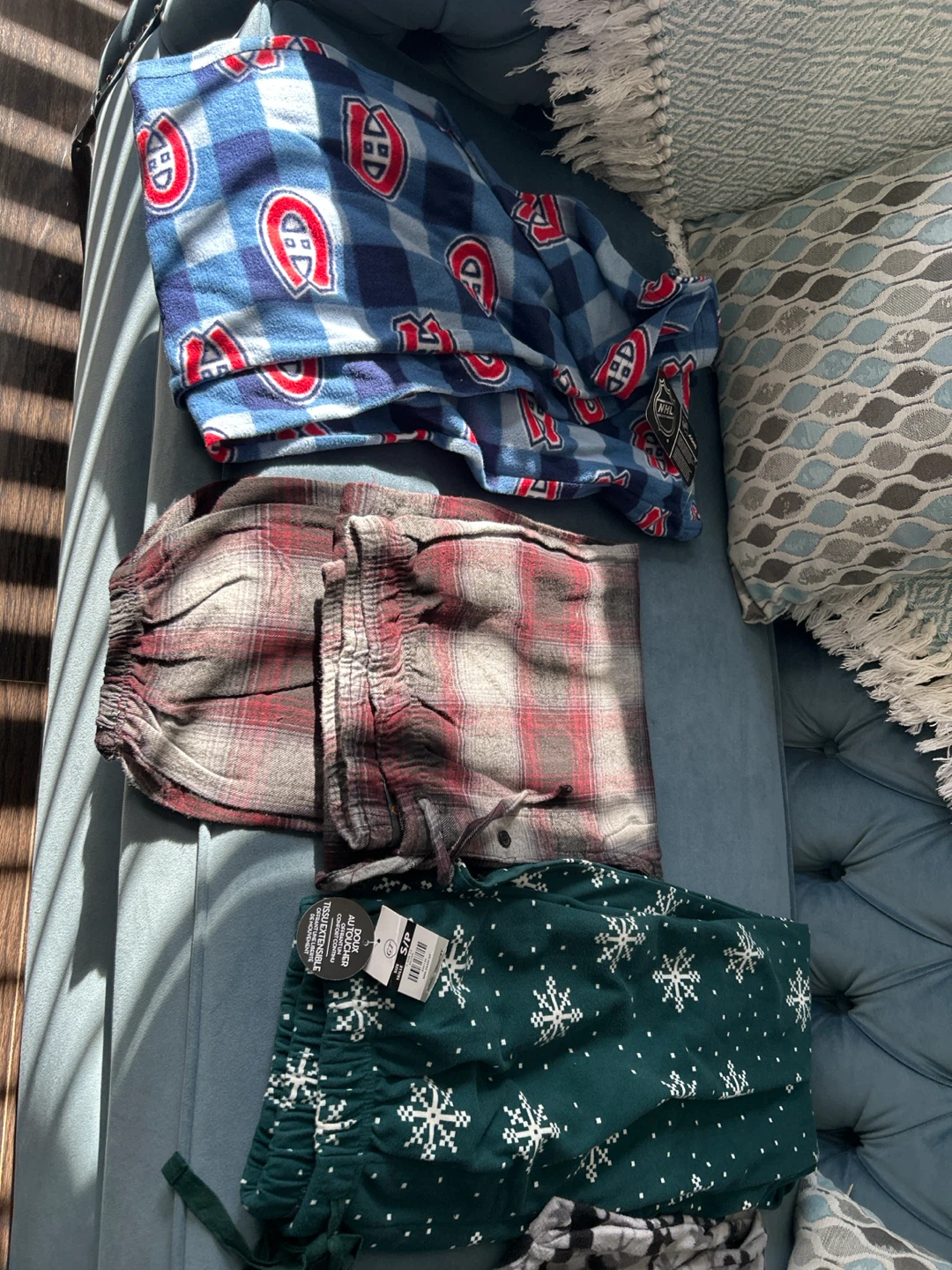 Lot of 5 Mens Flannel and Fleece Pyjama Pants - photo 3