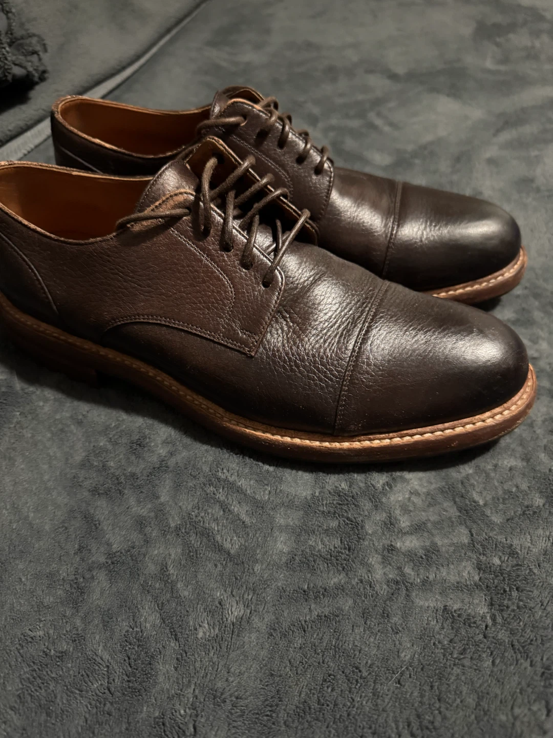 Brunello Cucinelli Dark Brown Leather Shoes