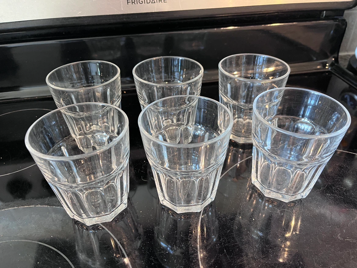 Set of 6 IKEA Glasses