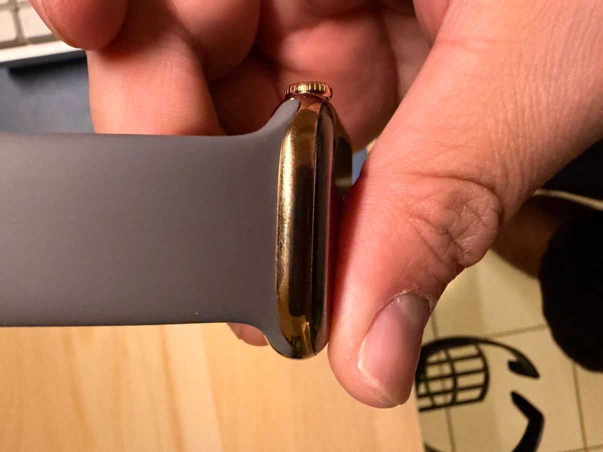 Apple Watch Series 10 46mm Titanium Gold Case - photo 4
