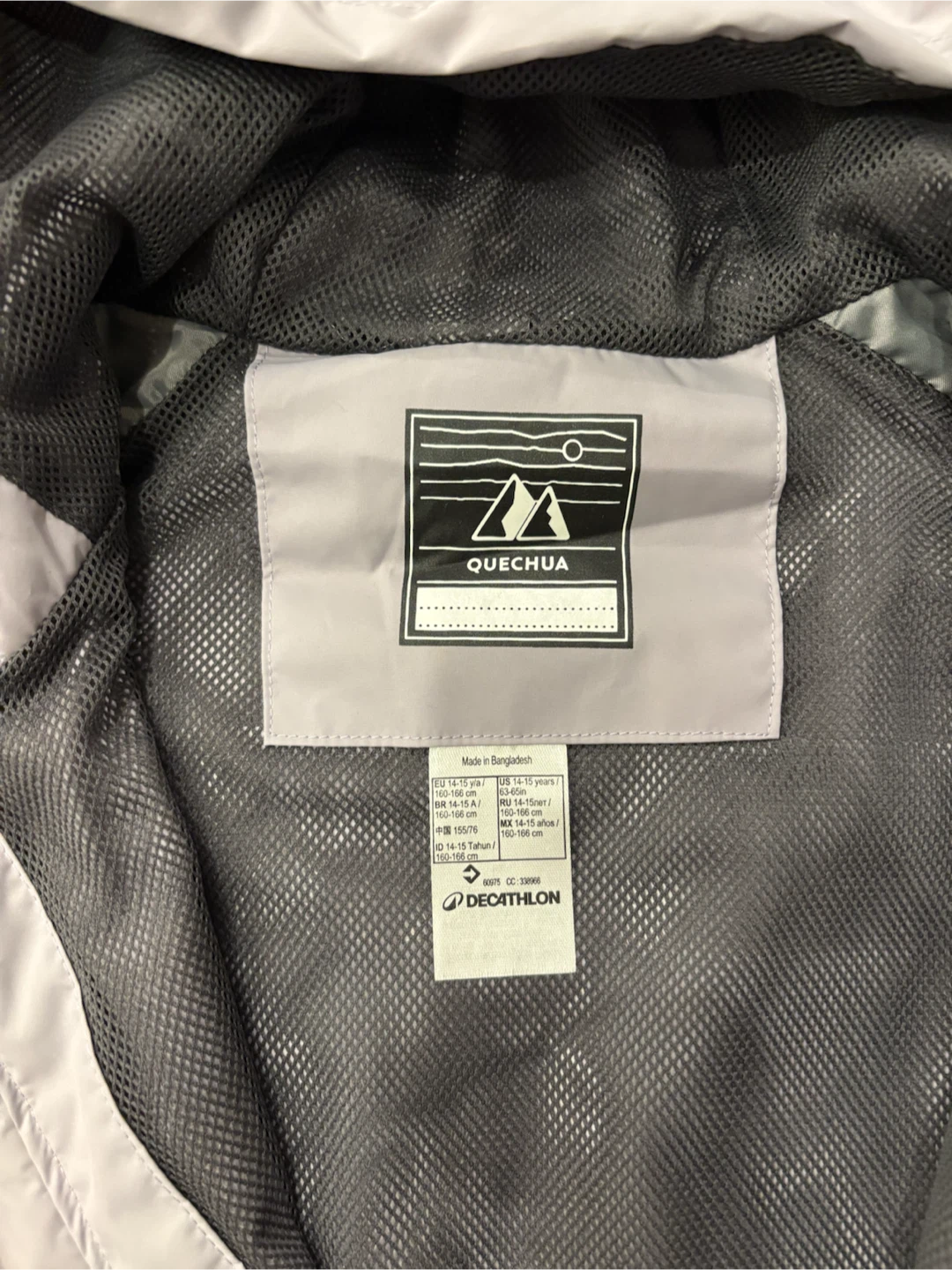 Quechua Rain Jacket for Youth - photo 4