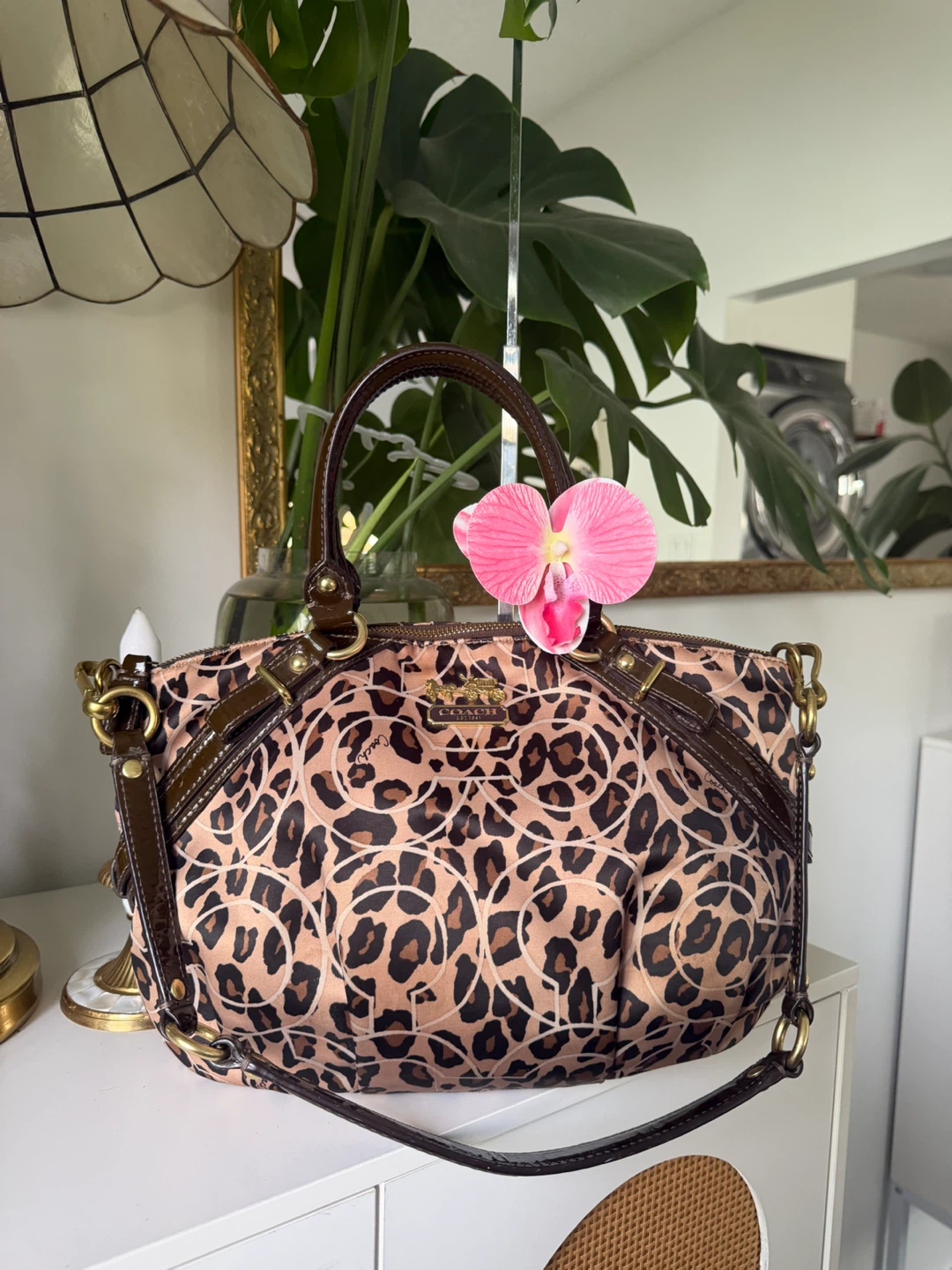 Coach Leopard Print Handbag