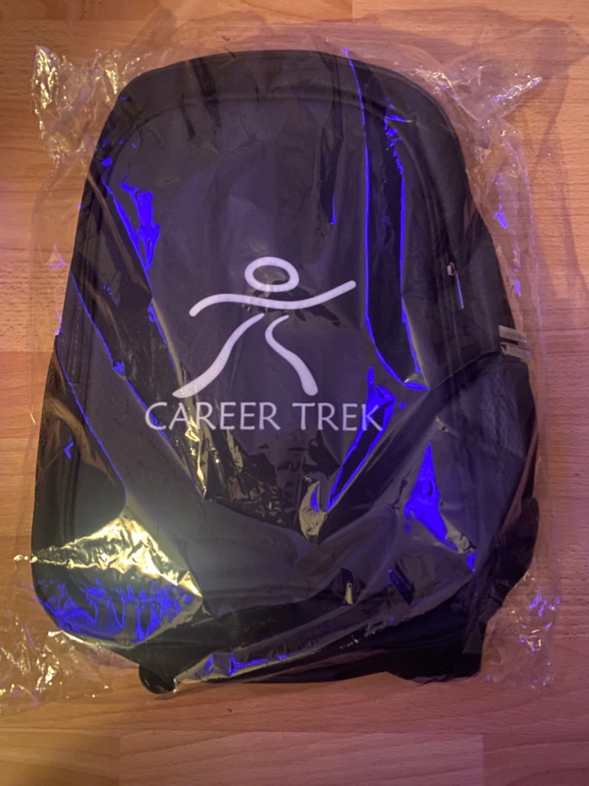 Career Trek Black Backpack