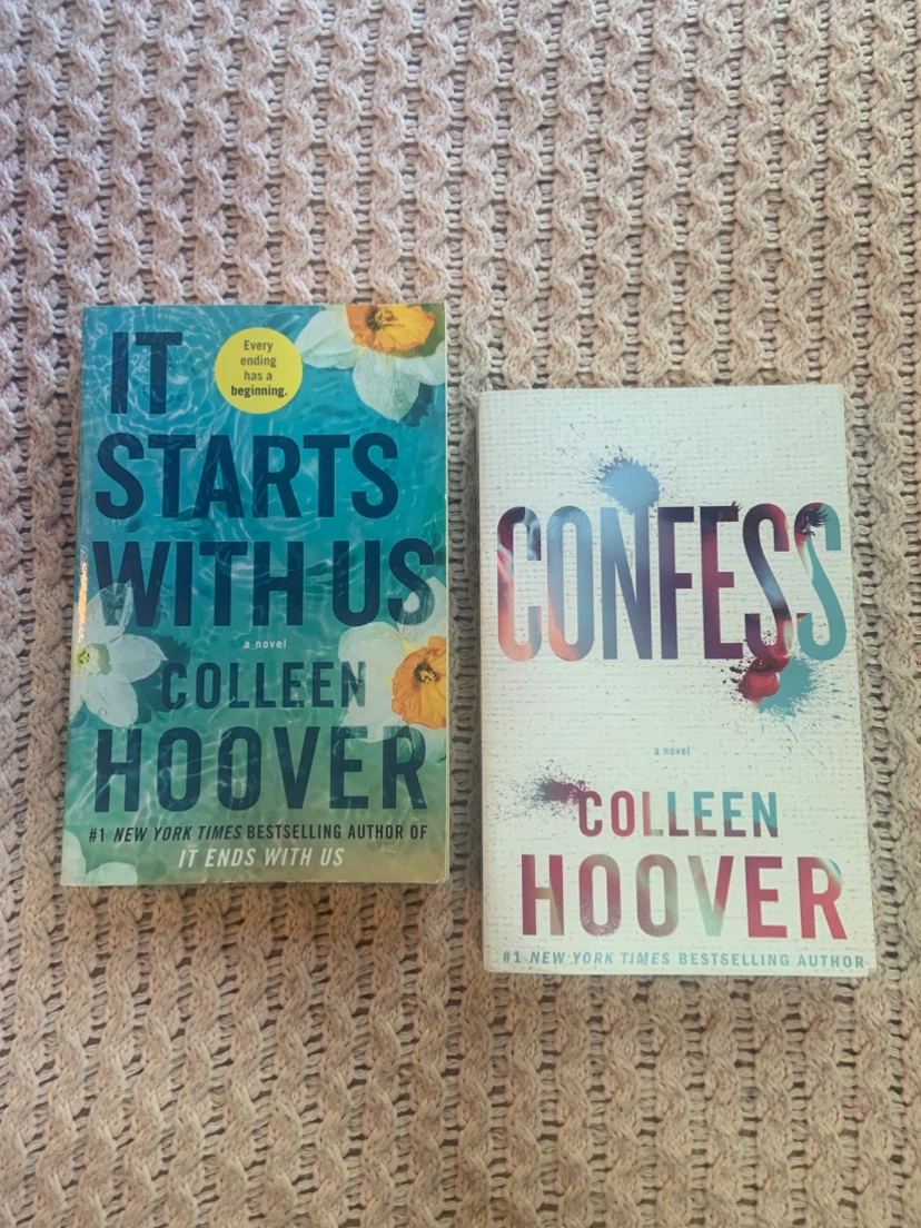 Colleen Hoover Novels - It Starts With Us and Confess
