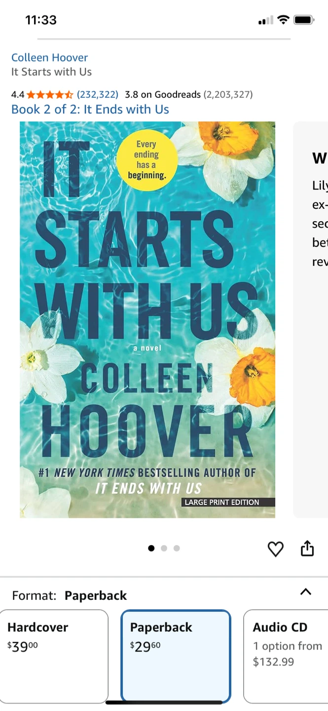 Colleen Hoover Novels - It Starts With Us and Confess - photo 3