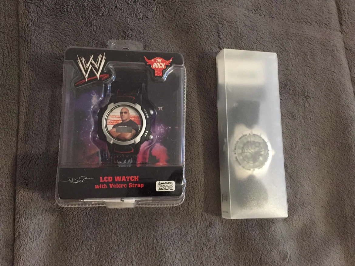 WWE The Rock LCD Watch plus wwe watch
