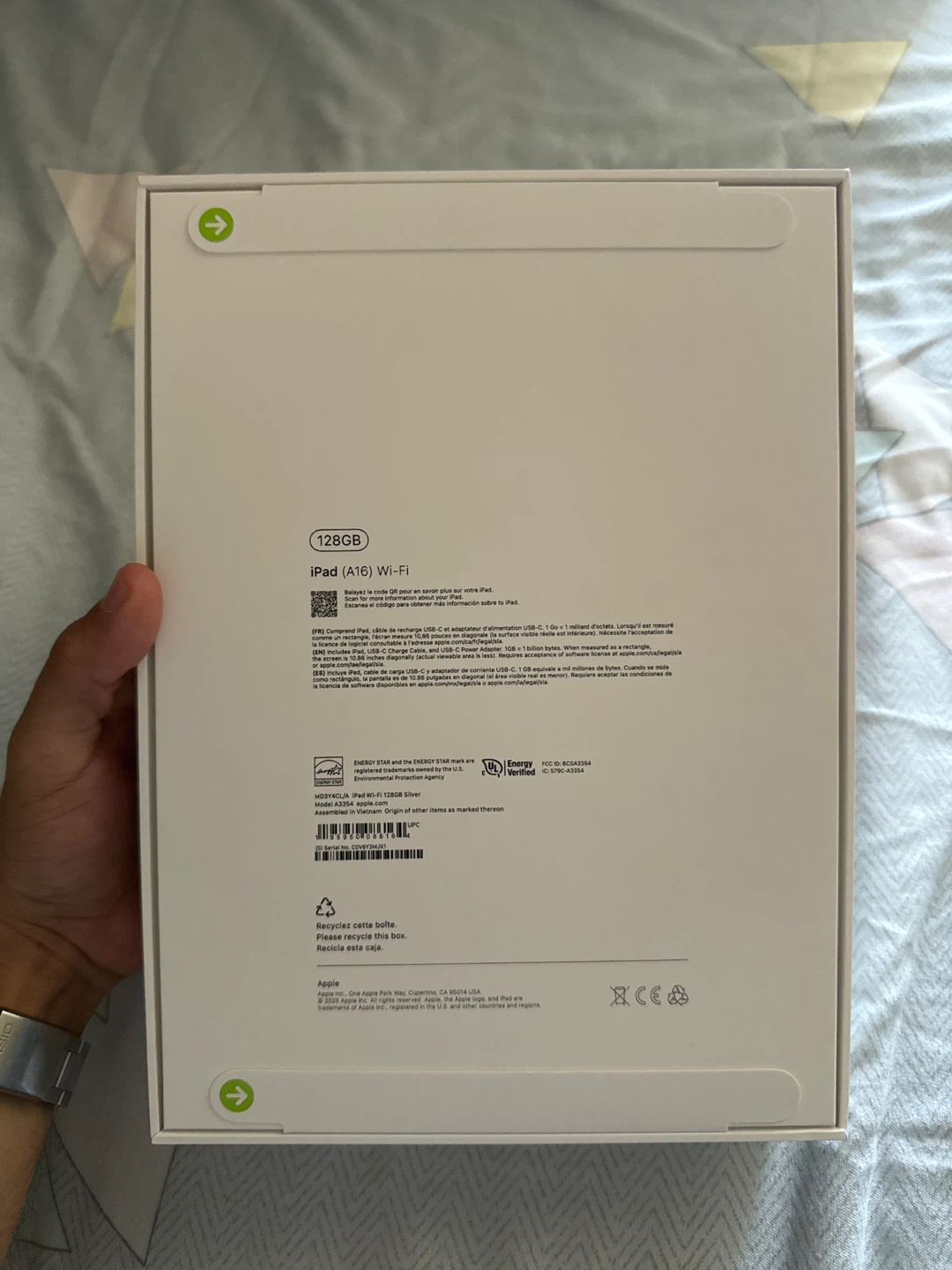 iPad (A16) | 128gb | WiFi | Seal Packed - photo 2