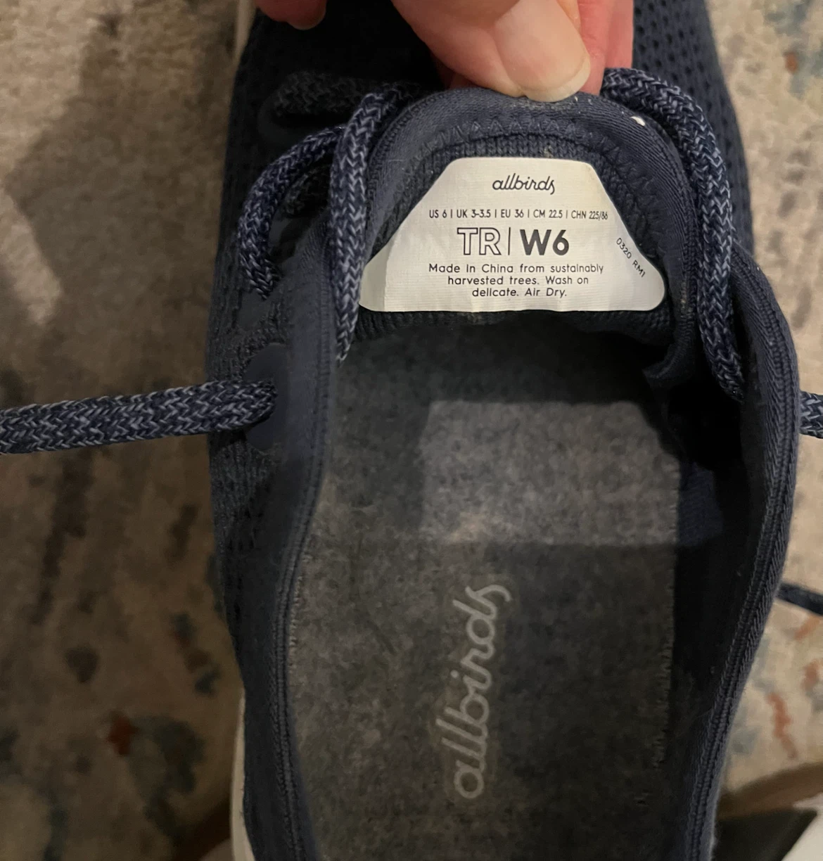 Allbirds Tree Runners Navy Sneakers - photo 5