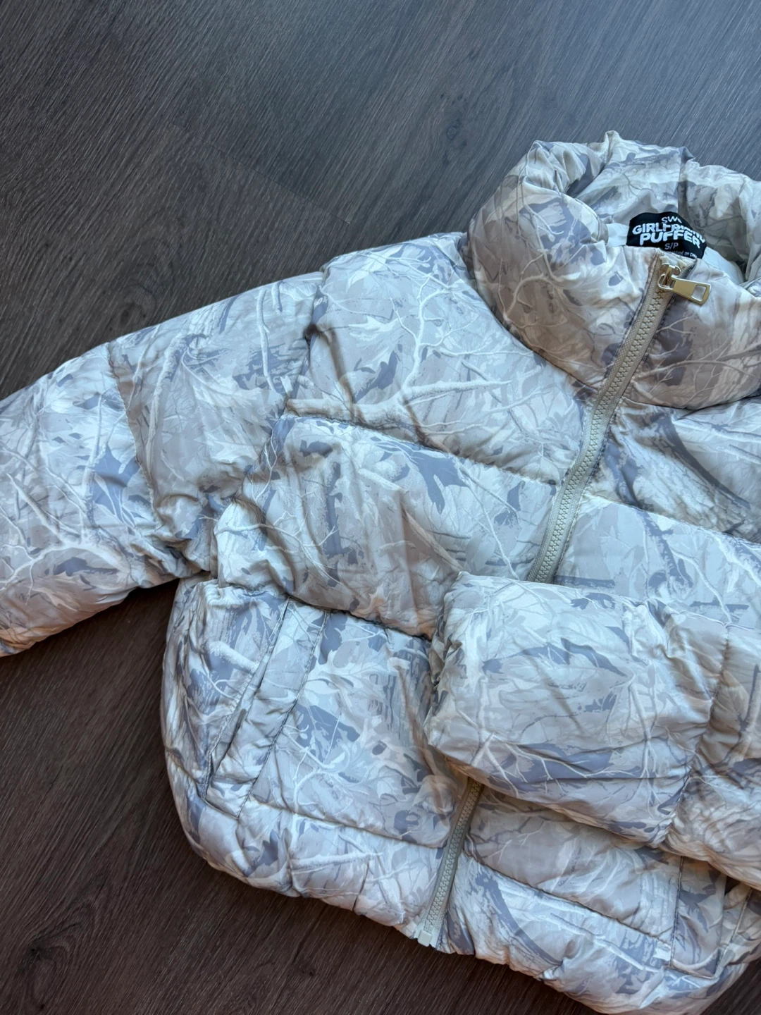 SWS Girlfriend Puffer Jacket - Grey Pattern - photo 2