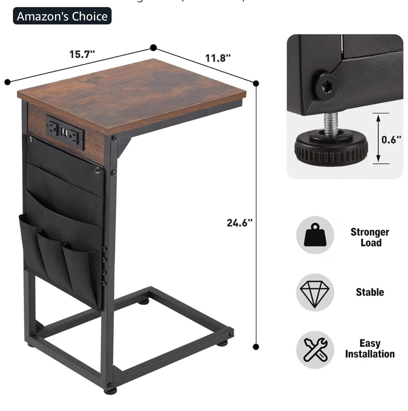 Multi-Functional Sofa Storage Table - photo 2