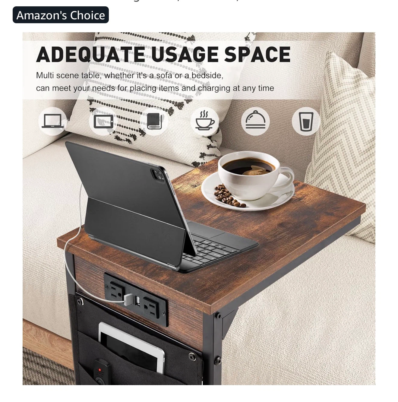 Multi-Functional Sofa Storage Table - photo 4
