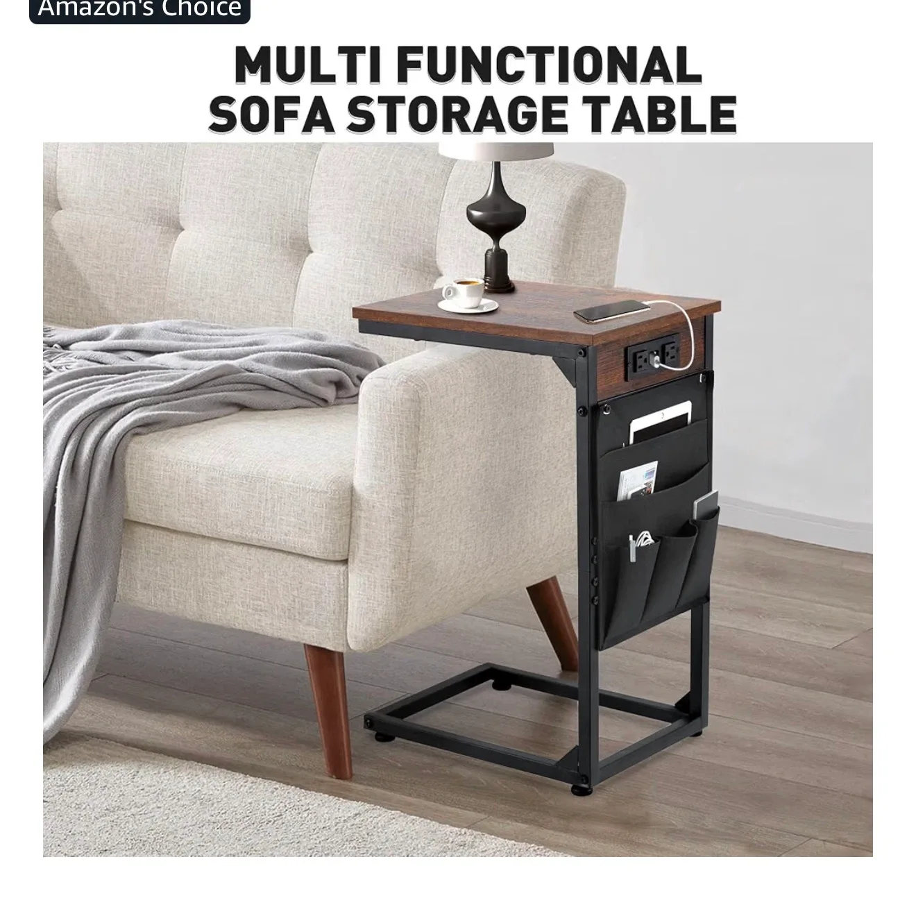 Multi-Functional Sofa Storage Table - photo 5