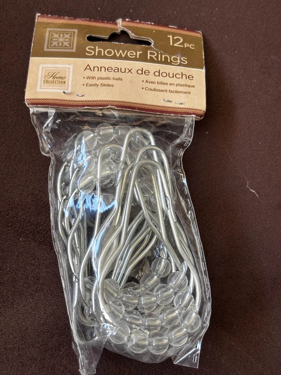 Home Collection 12pc Shower Rings