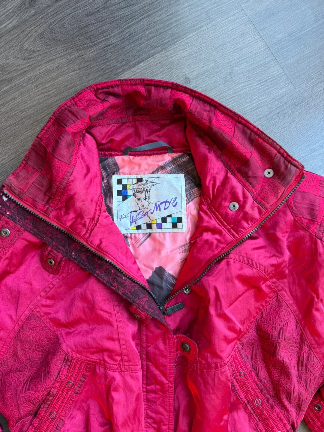 Vintage Hot red Ski Suit - photo 5