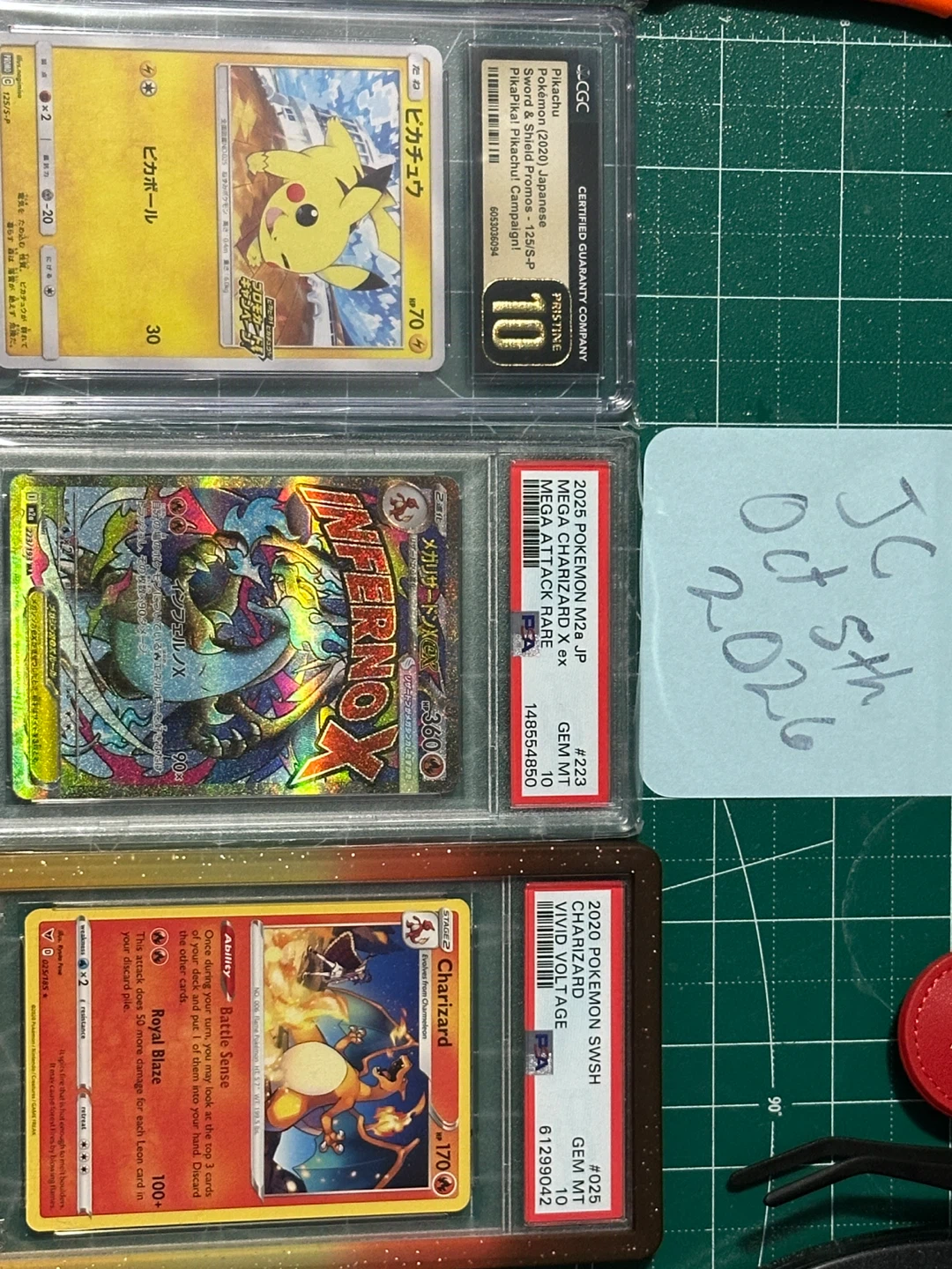Pokemon slabs