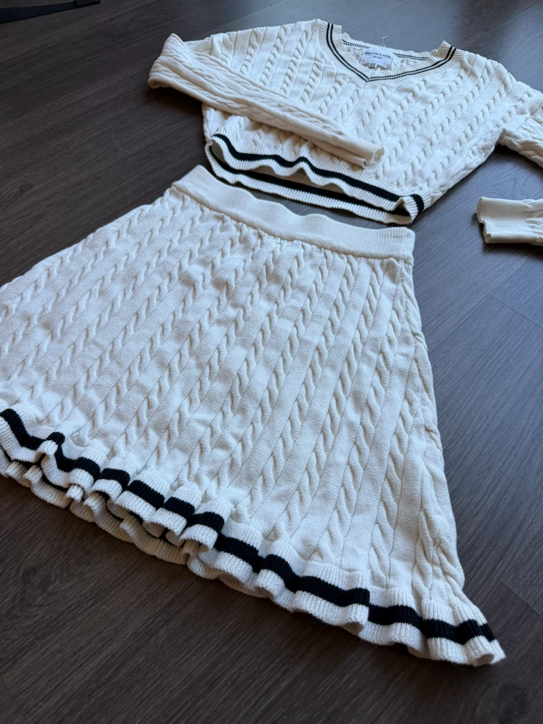 Willow & Wind Cable Knit Matching Set - photo 3