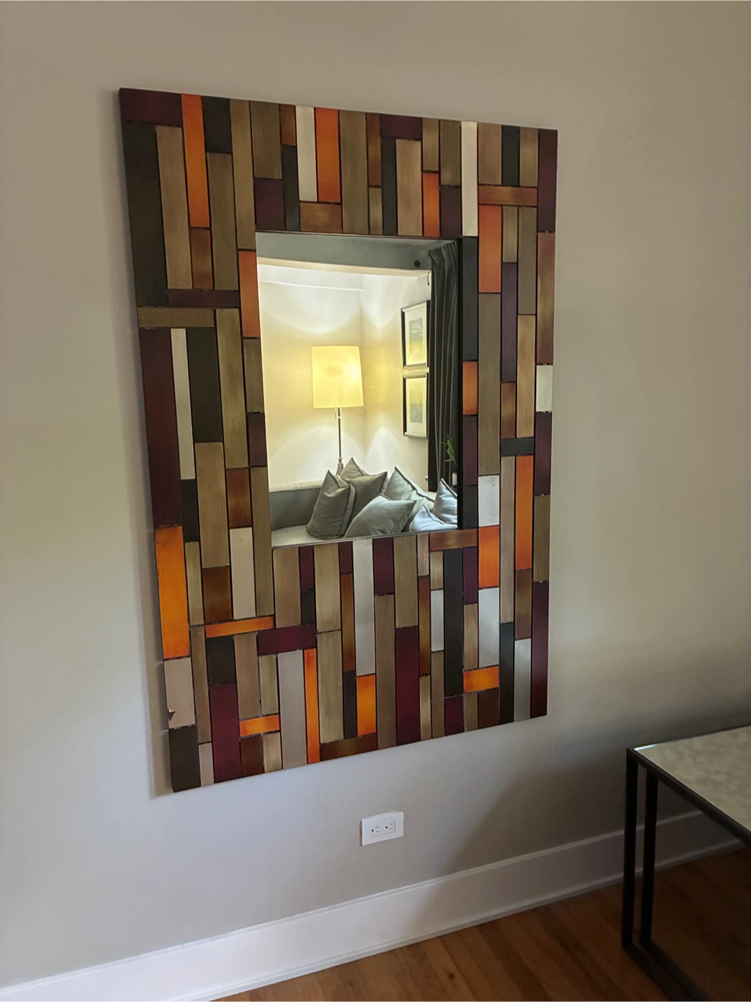Modern Abstract Mosaic Wall Mirror - photo 2