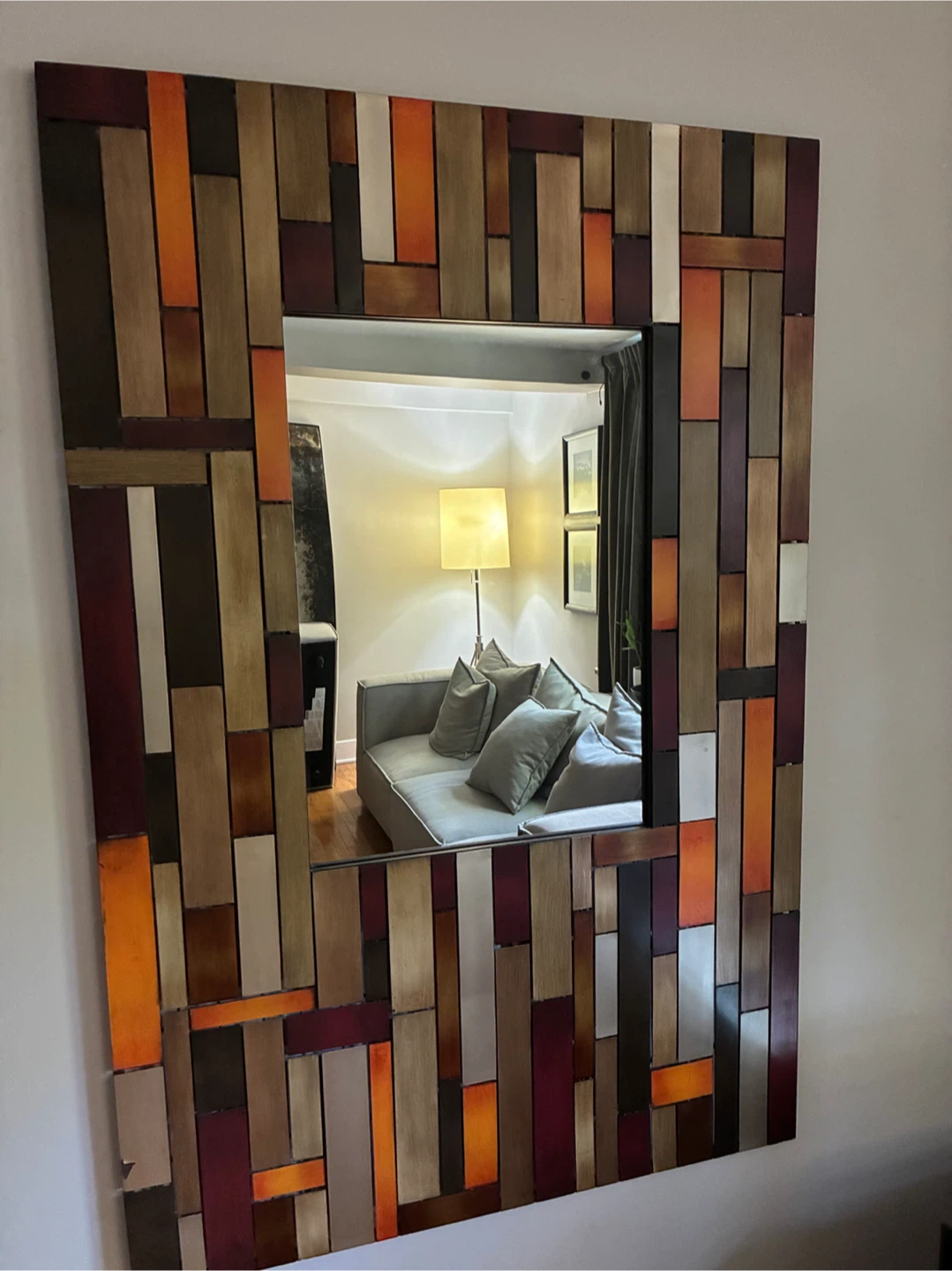 Modern Abstract Mosaic Wall Mirror - photo 3