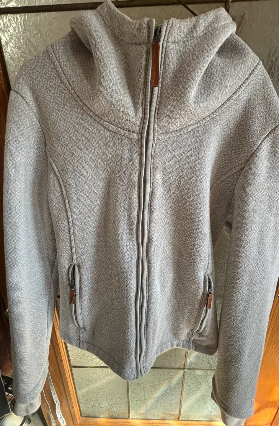 Bench Grey Zip-Up Hooded Jacket