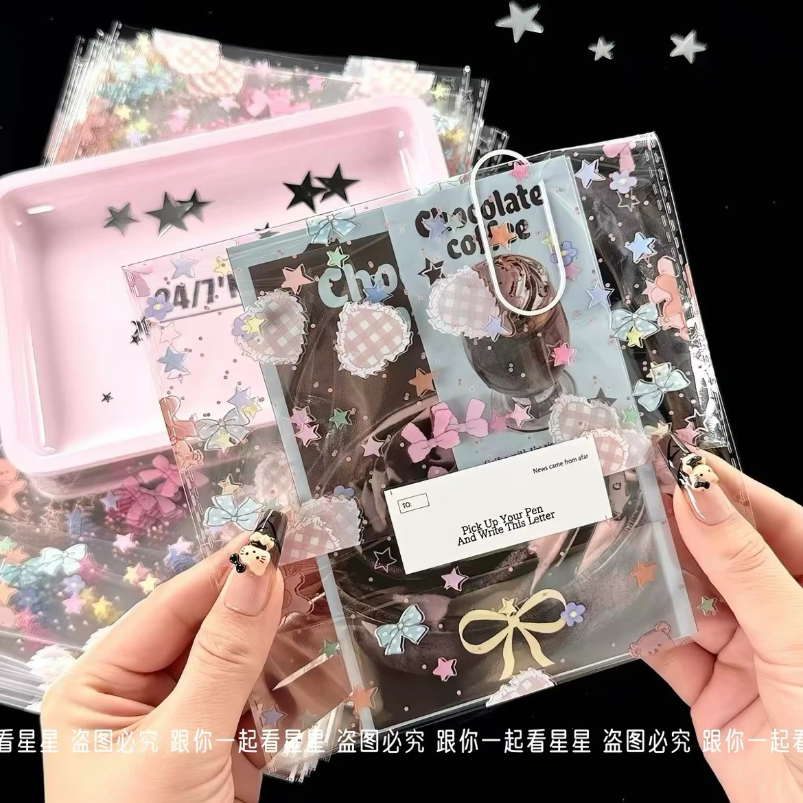 Cute Decorative Clear Stationery Pouches - photo 2