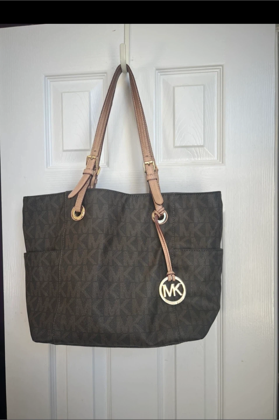 Michael Kors MK Logo Tote Bag