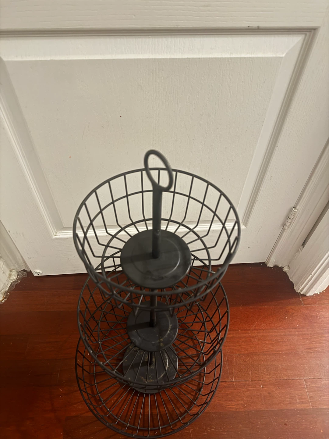 3-Tier Metal Storage Basket Stand - photo 2