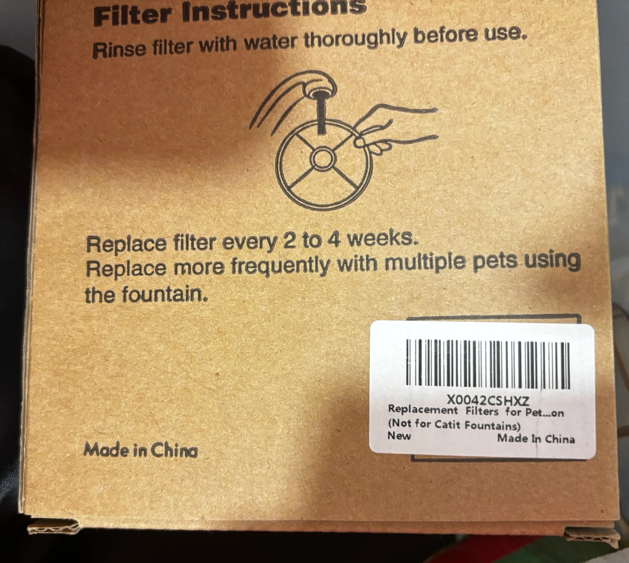 Pet Fountain Replacement Filters NOT CATIT