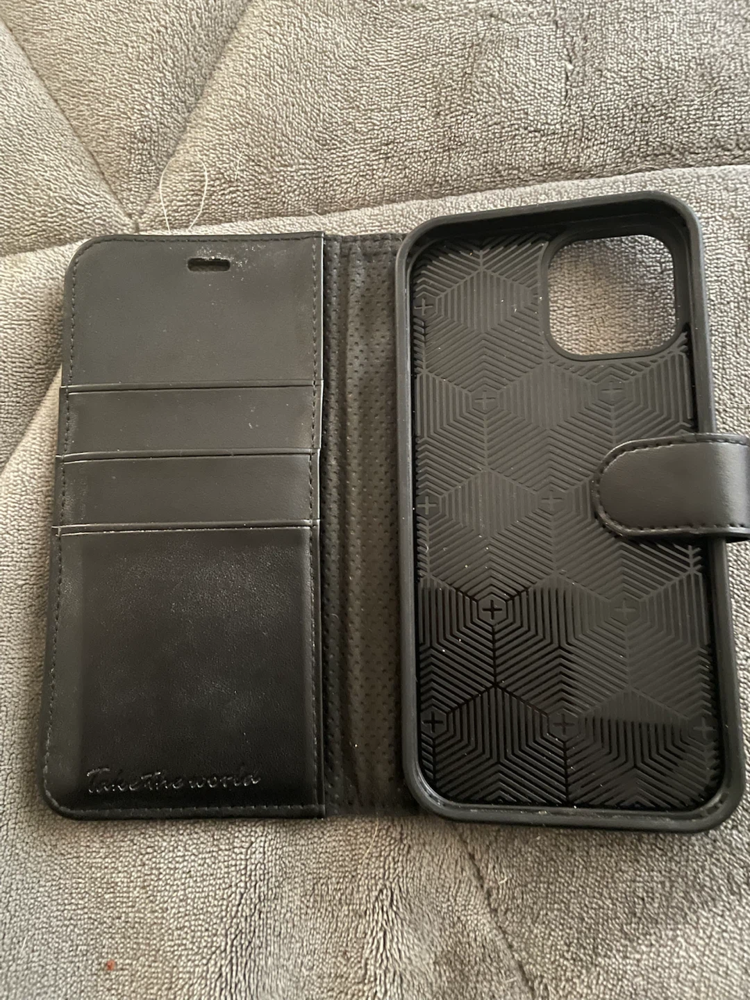TUCCH Black Wallet Phone Case - photo 2