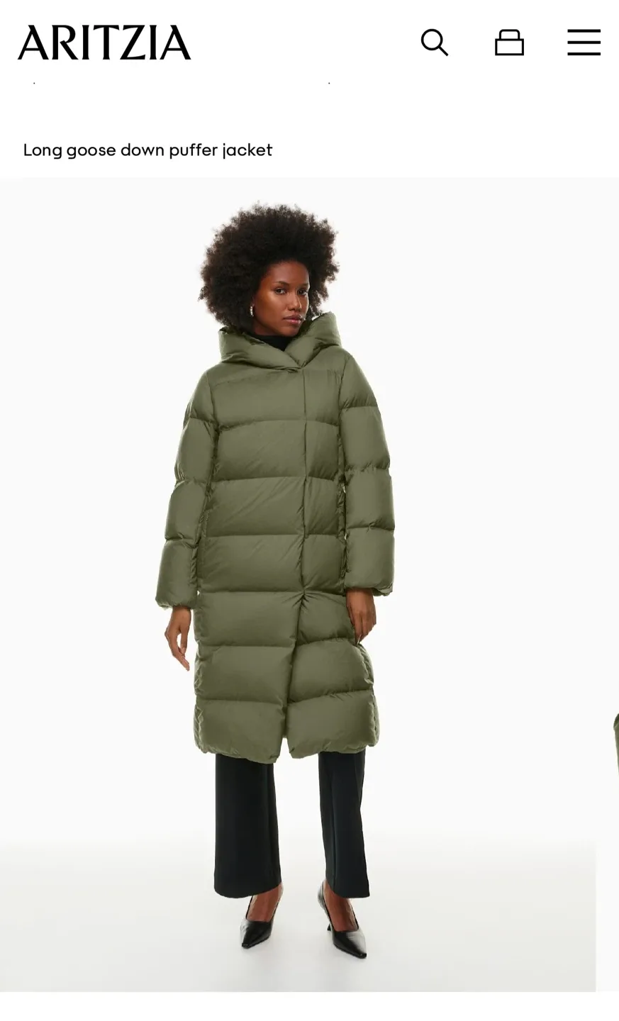 Babaton The Duvet Puffer Jacket