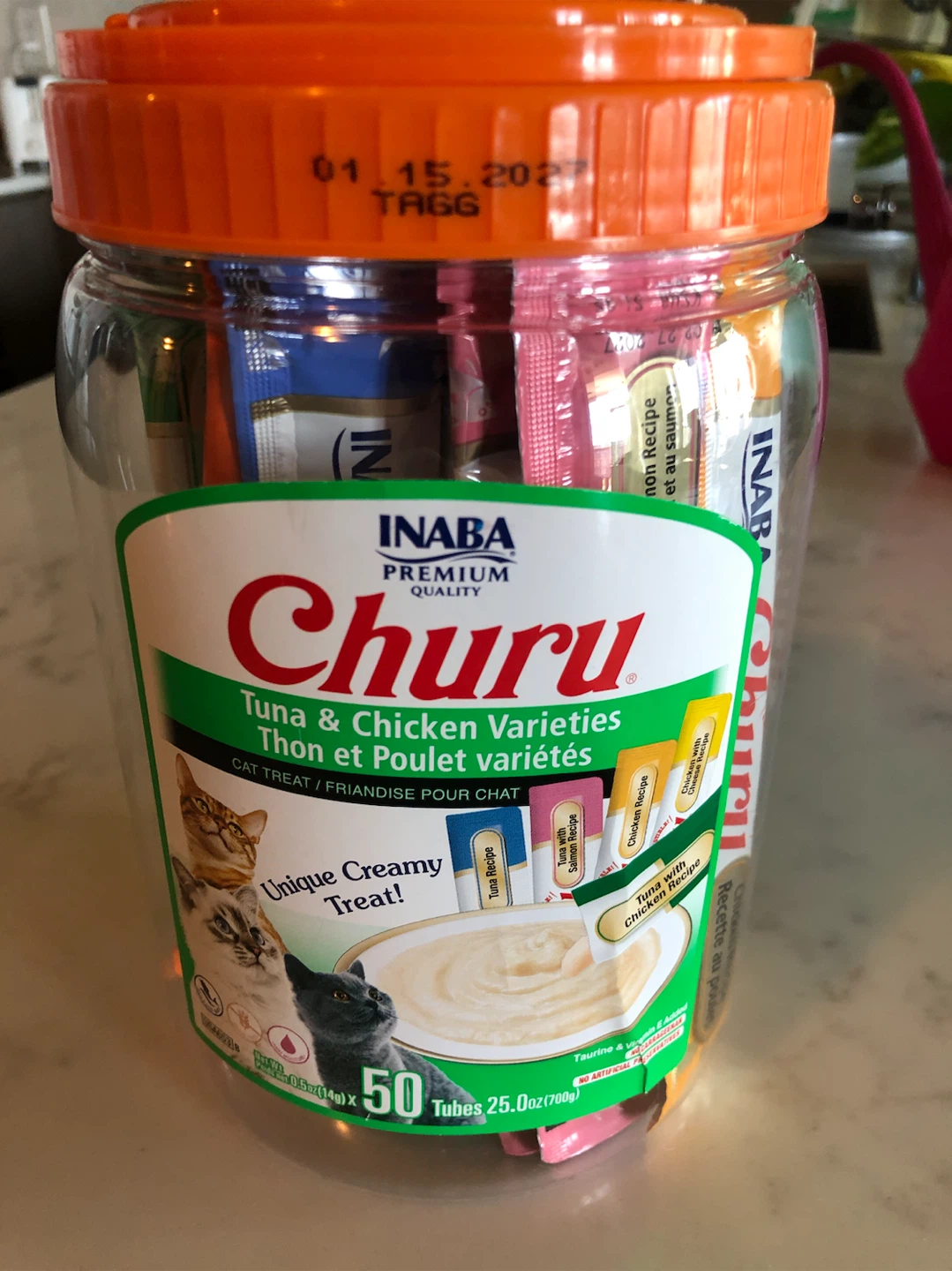 37 Churu Tuna & Chicken Variety and Prime Lickable Cat treats
