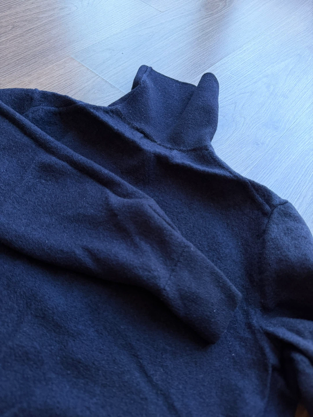 Navy Blue Turtleneck Sweater - photo 2