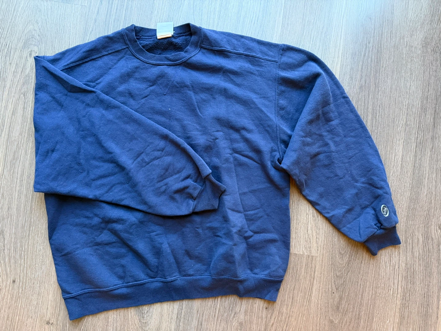 Navy Blue Crewneck Sweatshirt