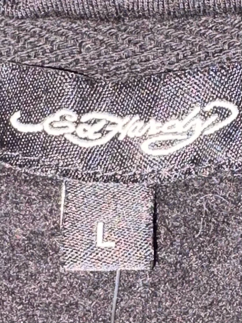Ed Hardy Zip-Up Hoodie Black - photo 4