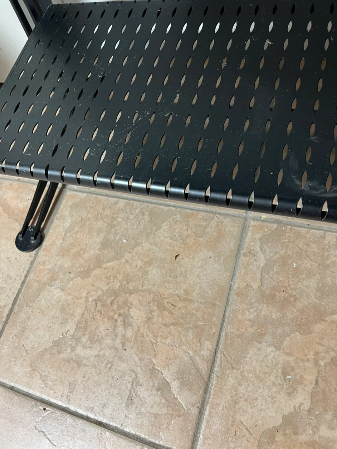 Black Metal and Glass Computer Desk - photo 4
