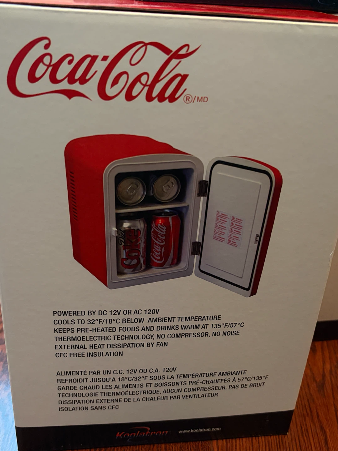 Coca-Cola Retro Mini Fridge - photo 2