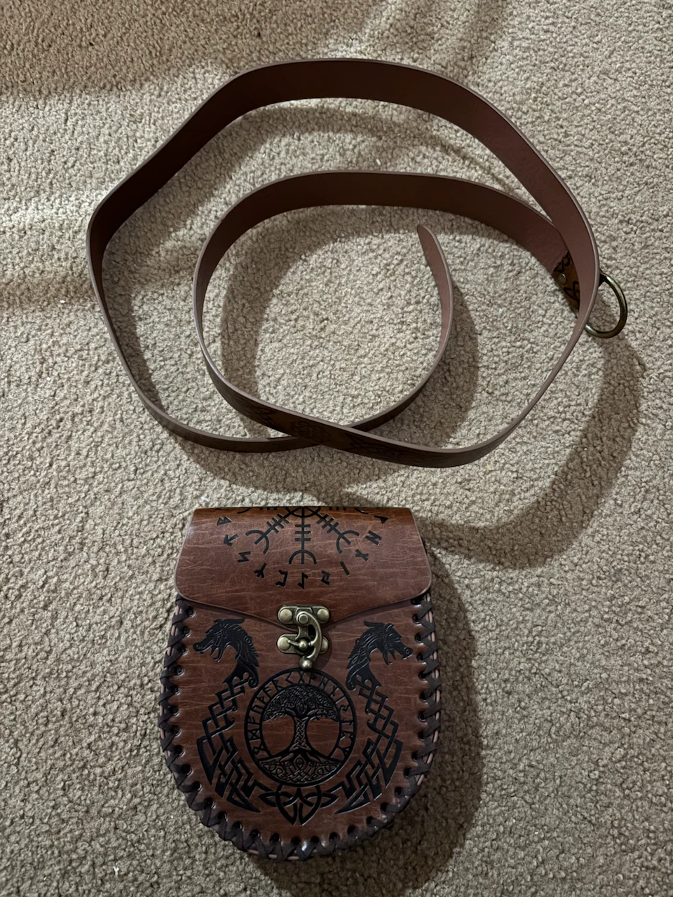 Viking Style Belt Pouch