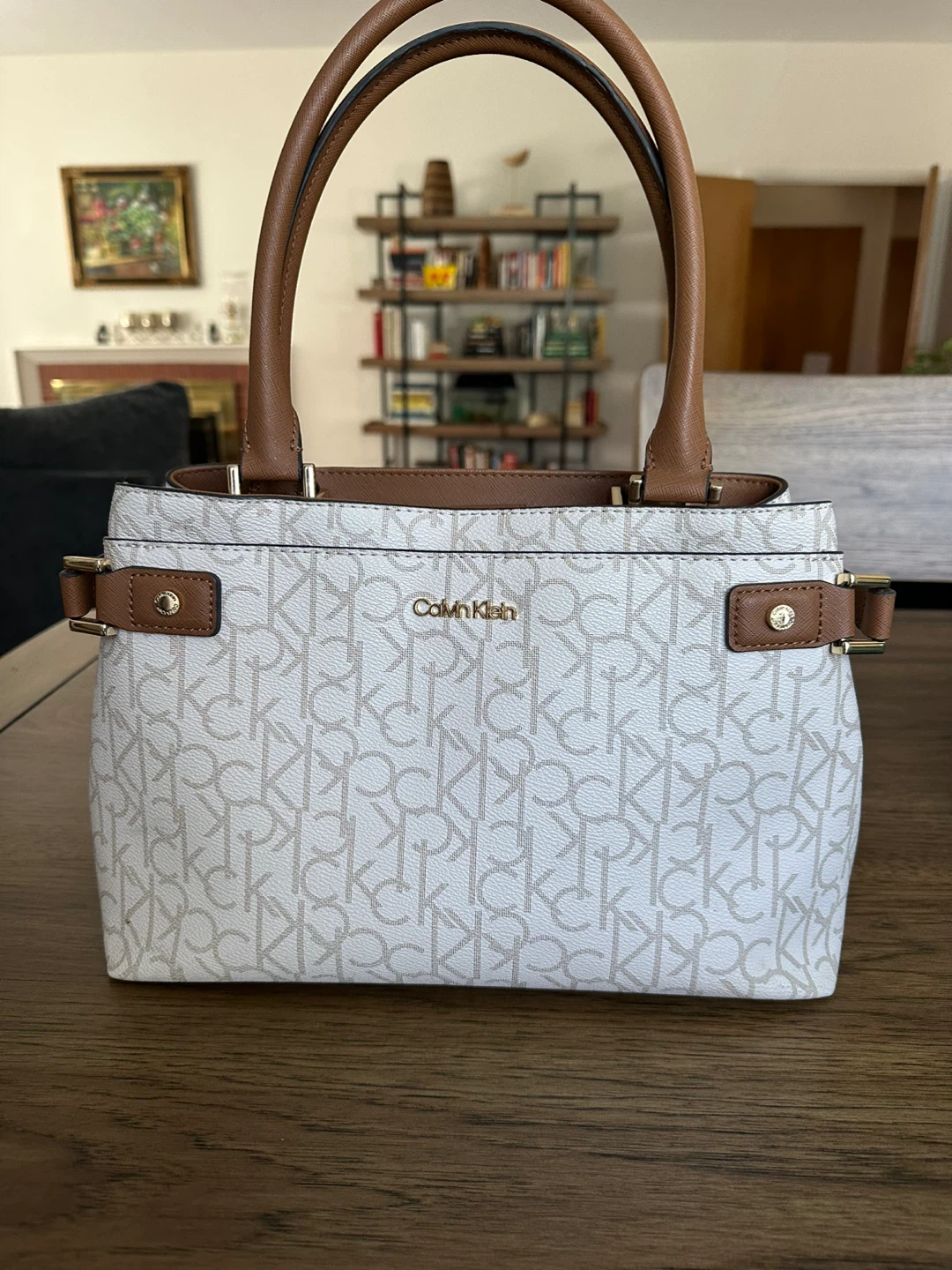 Calvin Klein Monogram Tote Bag
