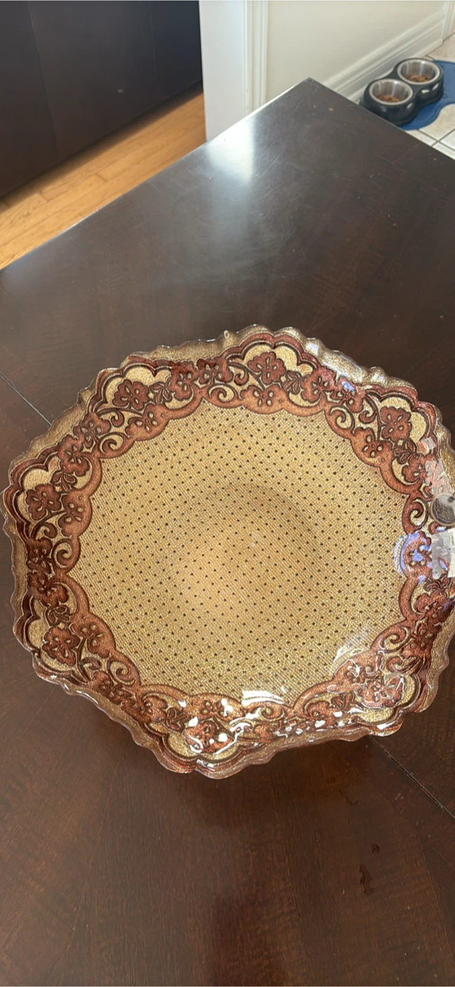 HomeSense Decorative Glass Pedestal Bowl - photo 2