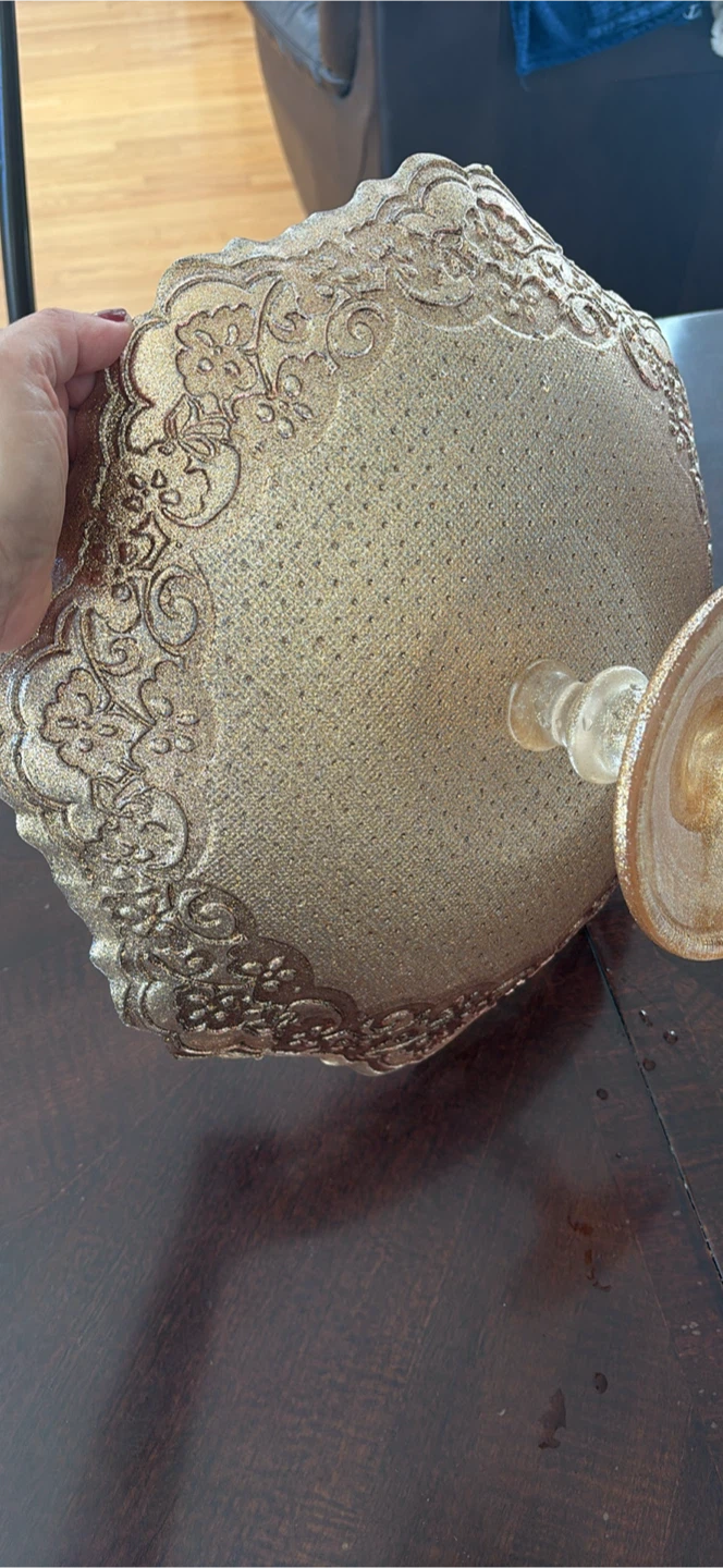 HomeSense Decorative Glass Pedestal Bowl - photo 3