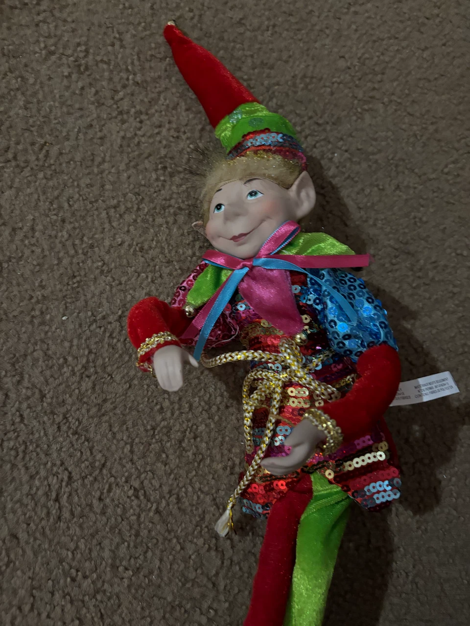 NEW DECORATIVE JESTER ELF BENDABLE DECOR - photo 2