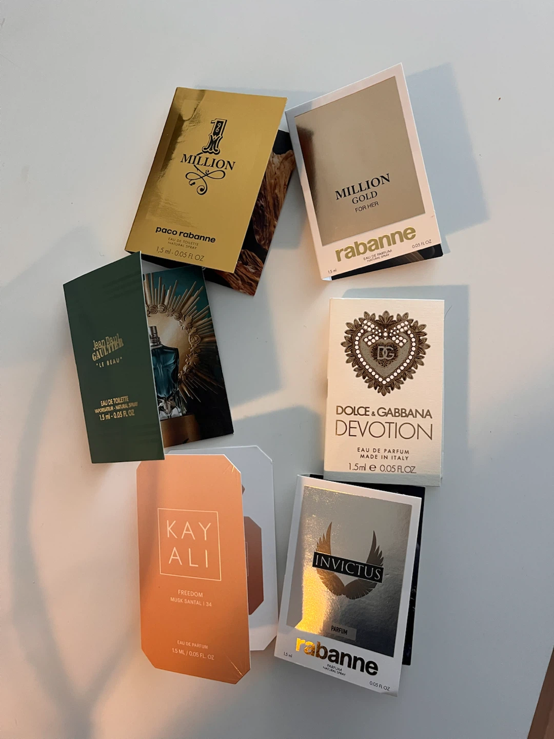 Assorted Designer Perfume Sample Vials