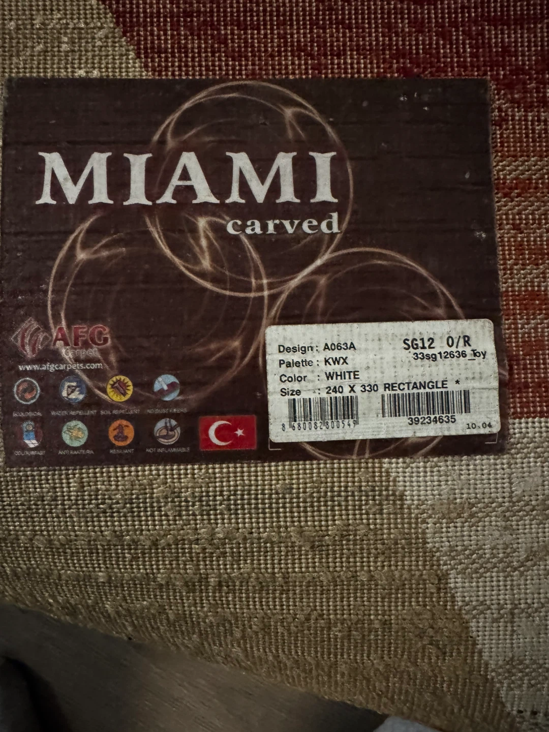 AFG Carpet Miami Carved Area Rug - photo 2