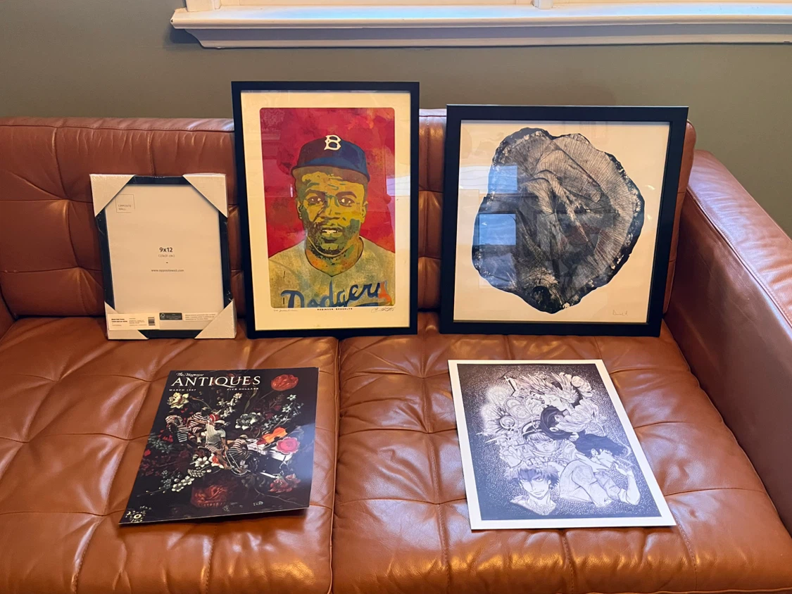 Frames and art