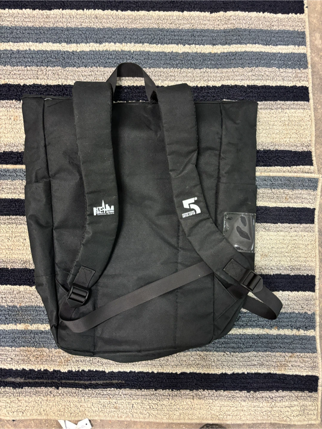 Nanshan 5th Anniversary Black Roll-Top Backpack - photo 2