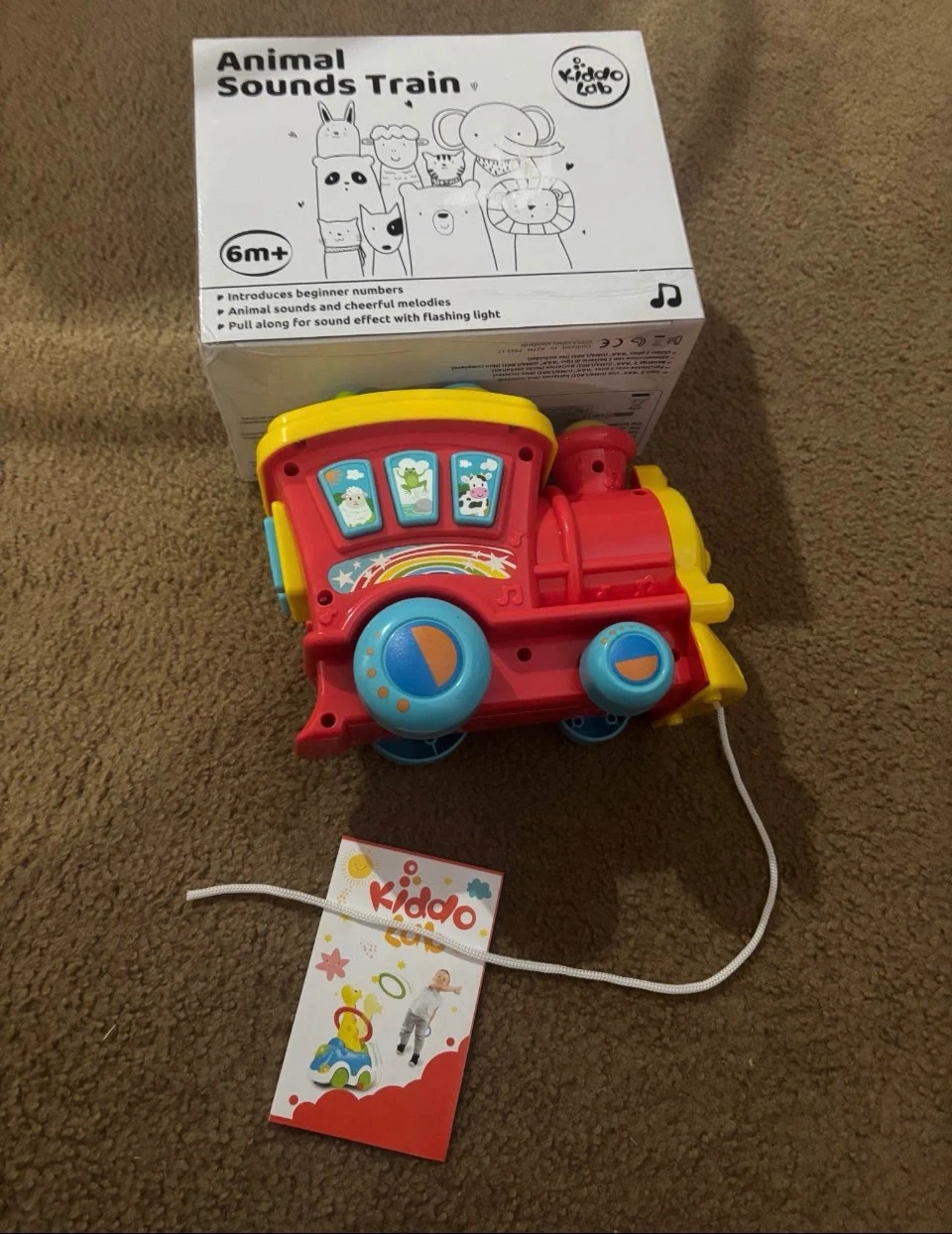 New Kiddo Lab Animal Sounds Train