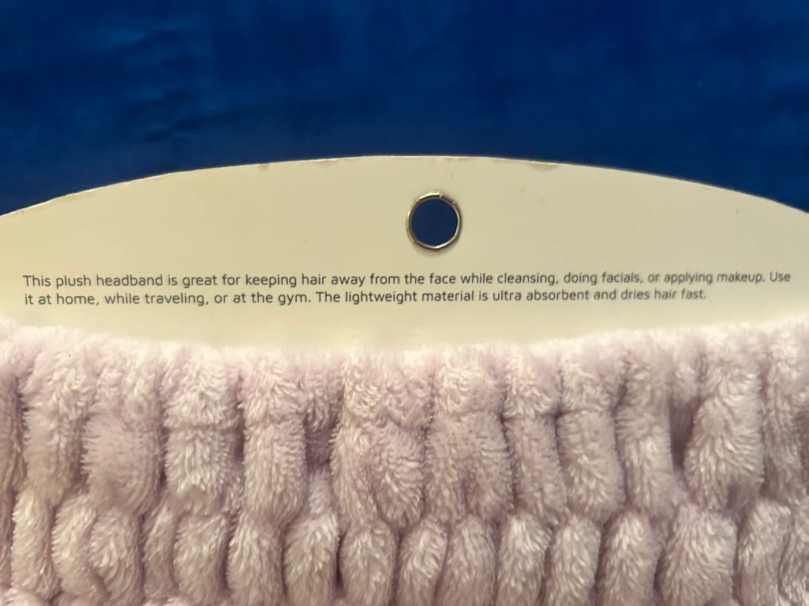 Precision Beauty Plush Cosmetic Headband - photo 4