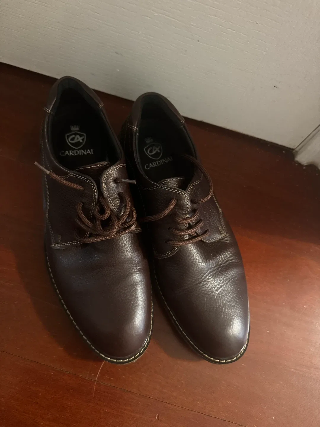 Cardinal Brown Leather Men's Dress Shoes
