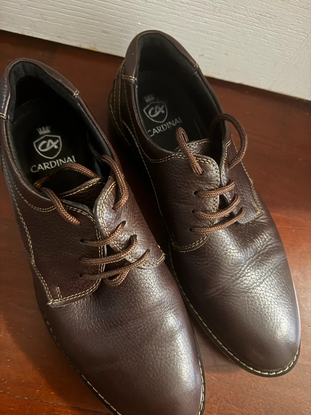 Cardinal Brown Leather Men's Dress Shoes - photo 4